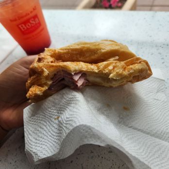 BoSa Donuts - Ham and cheese croissant - Coffee & Tea Near Me - Flagstaff, Arizona BoSa Donuts - Ham and cheese croissant - Coffee & Tea Near Me - Flagstaff, Arizona