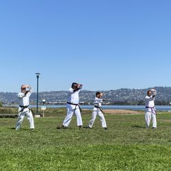 Traditional Karate East Bay - Outdoor kata practice