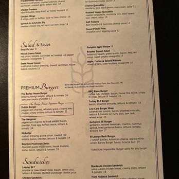 The Barley House Restaurant & Tavern - Menu - American Near Me - Concord, New Hampshire The Barley House Restaurant & Tavern - Menu - American Near Me - Concord, New Hampshire