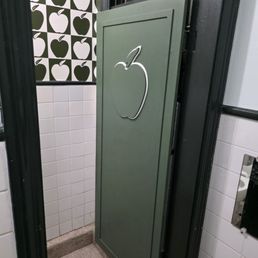 Mens restroom stall door Mens restroom stall door