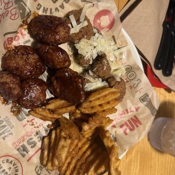 Applebee's Grill + Bar - Pick three. This plate was horrible. Way over cooked. Just not good. - Sports Bars Near Me - Greer, South Carolina