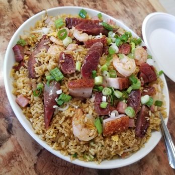 King Duck BBQ - Super Special Rice with Chicharron - Chinese Near Me - Miami, Florida King Duck BBQ - Super Special Rice with Chicharron - Chinese Near Me - Miami, Florida