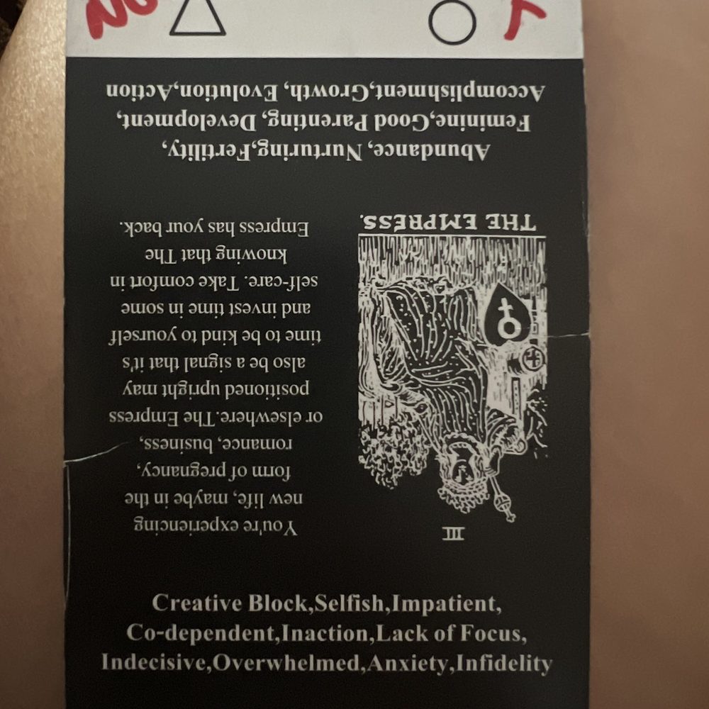 Jasmine’s Tarot - I could definitely relate and resonate with this card. I couldn't believe this is the one that came out. - Psychics Near Me