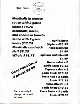 Menu photo 3 La Pizzetta Mt Lebanon, PA