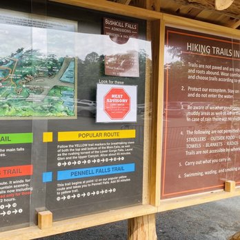 Bushkill Falls - Overview of trails - Tours Near Me - Bushkill, Pennsylvania
