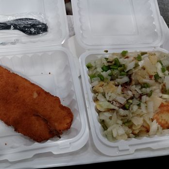 Lamp Post Diner - The fish was fabulous. The home fries desperately needed salt. - Desserts Near Me - Clementon, New Jersey
