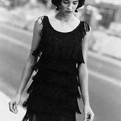Gladrags by Simone - multi layered fringe / flapper dress