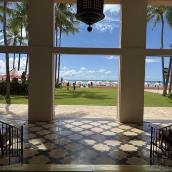 Mai Tai Bar - View as you walk down the hall to the bar . . . - Cocktail Bars Near Me - Honolulu, Hawaii