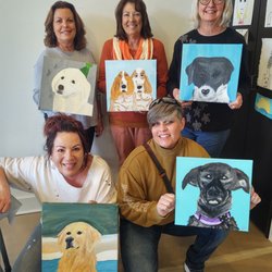 One by One Designs - Paint Your Pet events are a so much fun...and a portion of the proceeds are donated to local animals shelters.