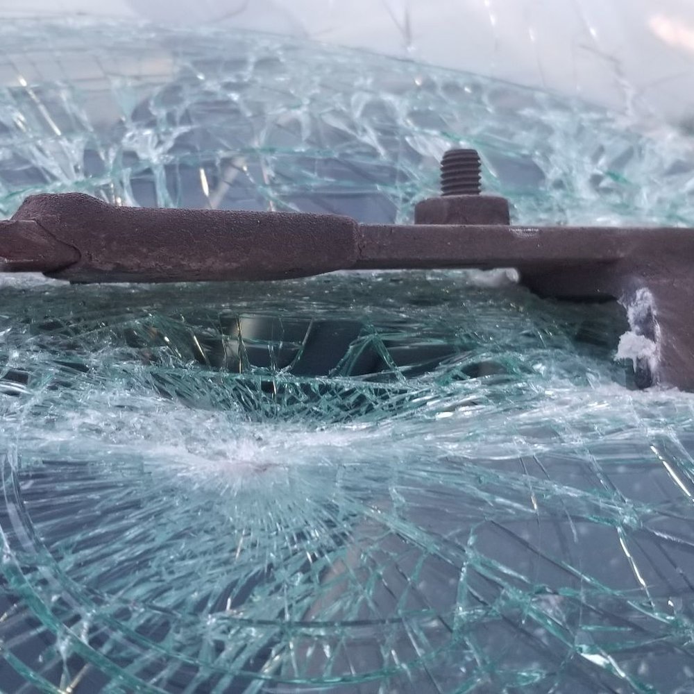 Red Bluff Glass - Highway 5 semi decided to drop this on my windshield. - Auto Glass Services Near Me - Red Bluff, California Red Bluff Glass - Highway 5 semi decided to drop this on my windshield. - Auto Glass Services Near Me - Red Bluff, California