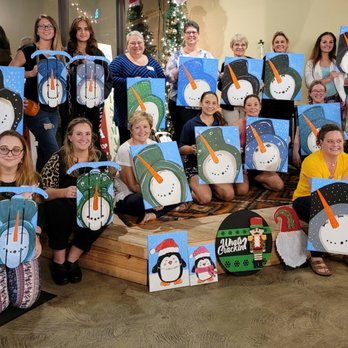 The Colored Easel Creative Studios - The Happy Little Snowman. - Paint & Sip Near Me - Leesburg, Florida The Colored Easel Creative Studios - The Happy Little Snowman. - Paint & Sip Near Me - Leesburg, Florida