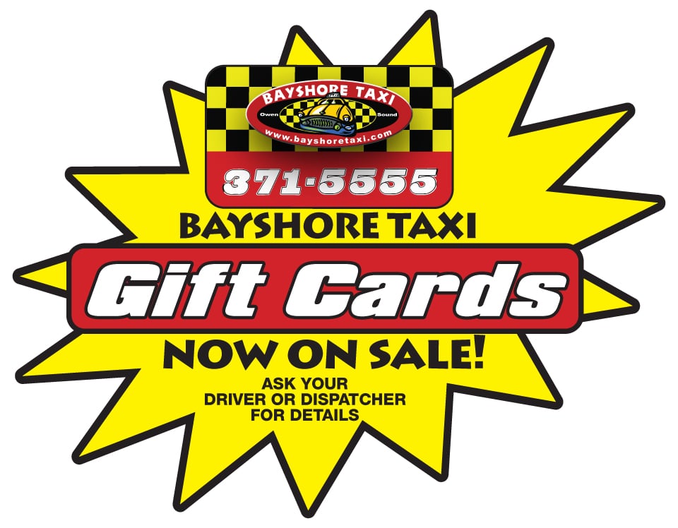 BAYSHORE TAXI Updated September 2024 777 Av 3rd E, Owen Sound