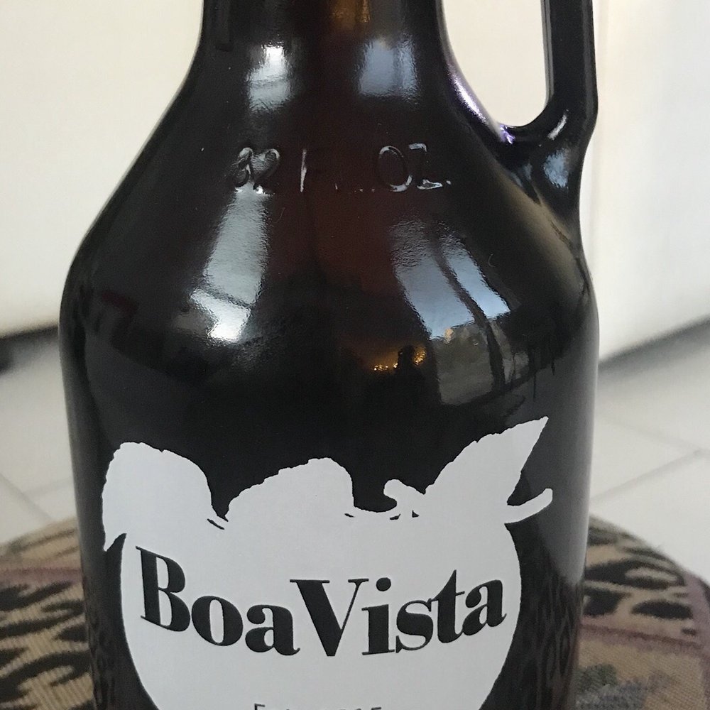 Boa Vista Orchards - Growler filled with apple beer! - Fruits & Veggies Near Me - Placerville, California