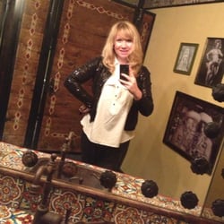 Sharper Image Salon - Blonde with sideswept bangs by Deb