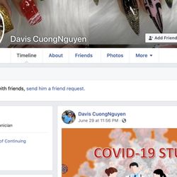 The Nails & Spa - This might be the guy, his like pages shown he like the nail shop's pages too
