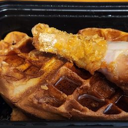Chicken and waffle