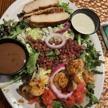 Miller's Ale House - BLACKENED SHRIMP & CHICKEN COBB SALAD - Sports Bars Near Me - Bel Air, Maryland