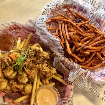 Da Shrimp Hale - Fried calamari and Cajun fries - Seafood Near Me - Kahului, Hawaii Da Shrimp Hale - Fried calamari and Cajun fries - Seafood Near Me - Kahului, Hawaii