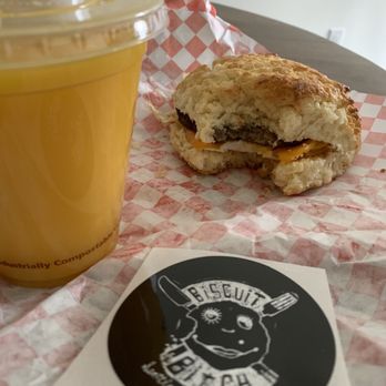 Biscuit Bitch - This Bitchwich (Sausage) was bitchin' - Breakfast & Brunch Near Me - Seattle, Washington