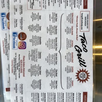 Taco Grill - Menu 2021 - Mexican Near Me - Glendora, California Taco Grill - Menu 2021 - Mexican Near Me - Glendora, California