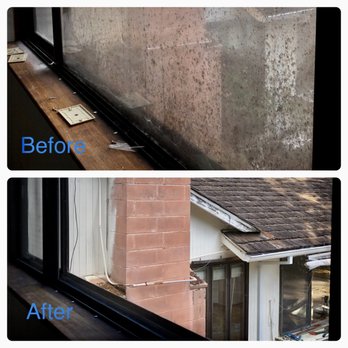 Squeegee Clean - Huge difference of before and after!!! - Window Washing Near Me Squeegee Clean - Huge difference of before and after!!! - Window Washing Near Me