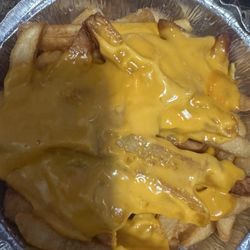 Naples Pizza - burn cheese fries!!!!