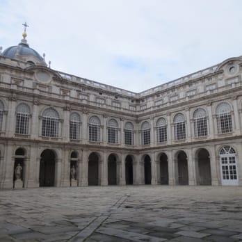Palacio Real de Madrid - The outside courtyard. - Landmarks & Historical Buildings Near Me - Madrid, M