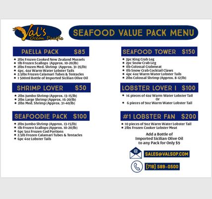 Val's Ocean Pacific Seafood by null