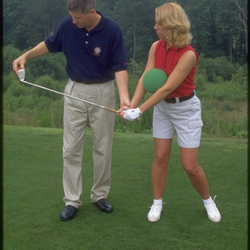 Miyagi For Golf - TOP 50 Golf Teacher Don Peterson helps student.