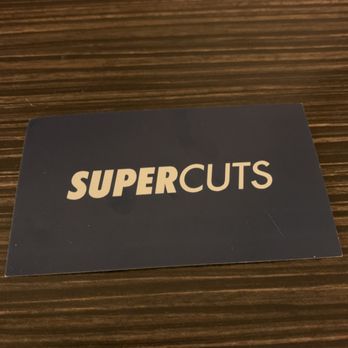 Supercuts - Back of business card - SUPERCUTS. - Hair Salons Near Me - OCEANSIDE, California