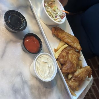 Lucca Bar & Grill - My sister ordered fish and chips - New American Near Me - Benicia, California