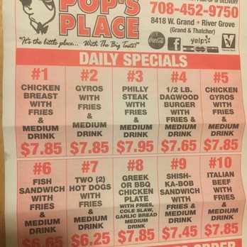 Pop's Place - New American Near Me - River Grove, Illinois Pop's Place - New American Near Me - River Grove, Illinois