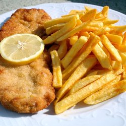 Allegro im Musikerheim - Lecker Schnitzel mit Pommes