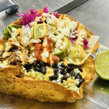 Echate - TOSTADA SALAD - Mexican Near Me - Quartzsite, Arizona Echate - TOSTADA SALAD - Mexican Near Me - Quartzsite, Arizona