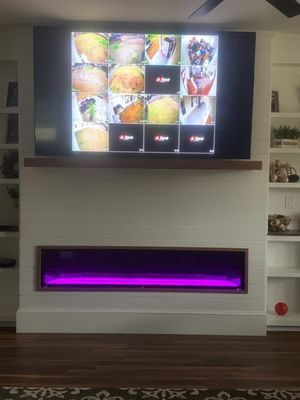 TV Mounting - We specialize in mounting TVs for all your party and room needs. From outdoors to indoors, bedrooms and basements, we can do it all! Call us now for more details! TV Mounting - We specialize in mounting TVs for all your party and room needs. From outdoors to indoors, bedrooms and basements, we can do it all! Call us now for more details!