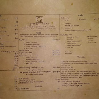 Ginger and Lemongrass - Menu - Vietnamese Near Me - Whitestone, New York