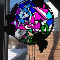 Mostly Blue Skies Stained Glass Studio