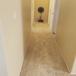An AFTER photo of the hallway An AFTER photo of the hallway