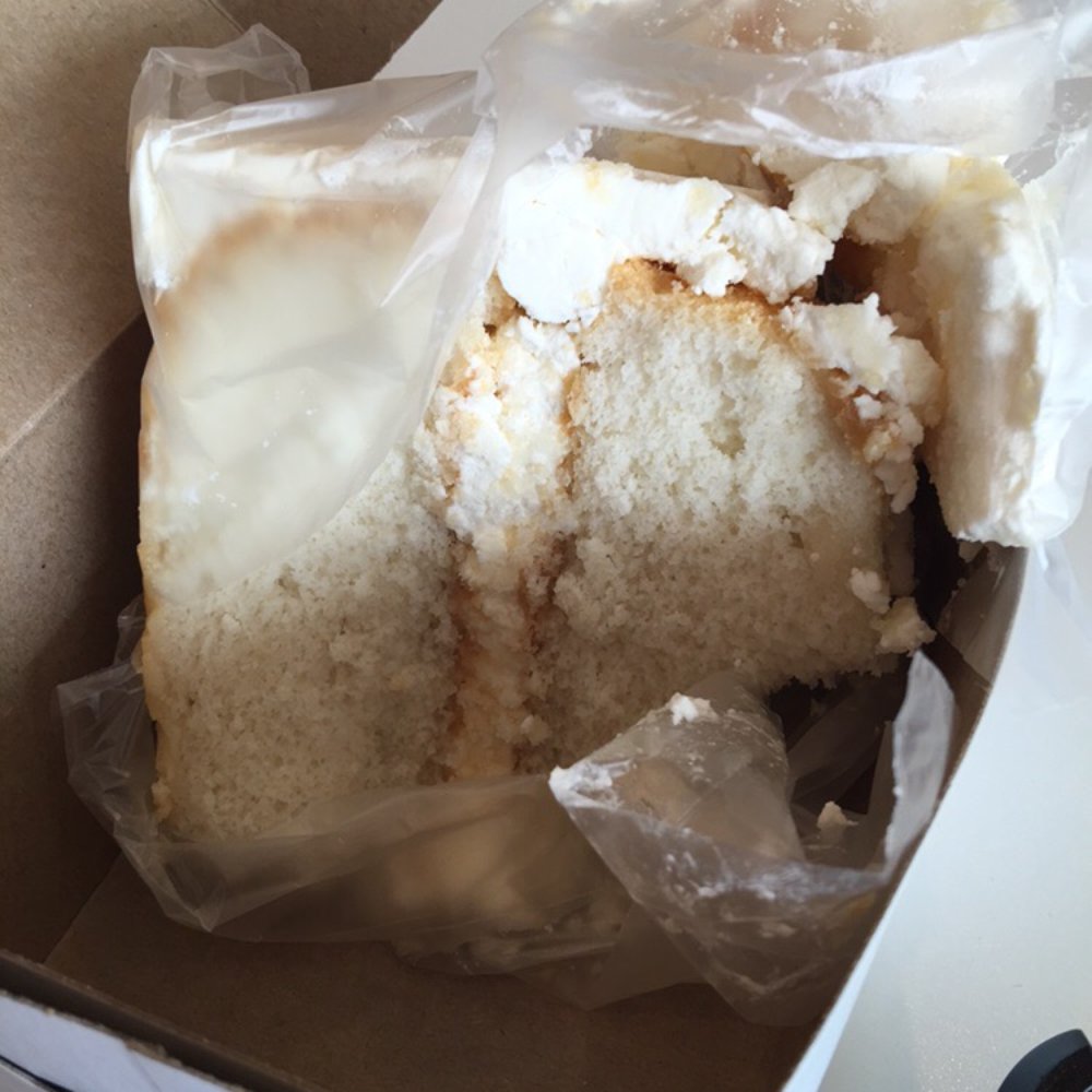White Flower Cake Shoppe - This is the cake we left. It was not good at all. Very bummed. Had really expected better. - Cupcakes Near Me - Solon, Ohio White Flower Cake Shoppe - This is the cake we left. It was not good at all. Very bummed. Had really expected better. - Cupcakes Near Me - Solon, Ohio