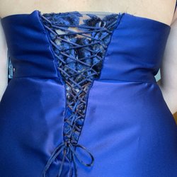 Sew Blessed - Corset replaced zipper to allow more room