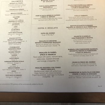 Zucca - Menu, part 1. - Italian Near Me - Coral Gables, Florida Zucca - Menu, part 1. - Italian Near Me - Coral Gables, Florida