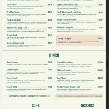 Sunny's at The RIM - Menu June 2026 - Breakfast & Brunch Near Me - San Antonio, Texas Sunny's at The RIM - Menu June 2026 - Breakfast & Brunch Near Me - San Antonio, Texas