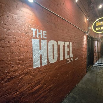 Hotel Café - Main Stage wall (outside) - Music Venues Near Me - Los Angeles, California