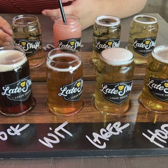 The Craftroom - Beer flight - Cideries Near Me - Albuquerque, New Mexico