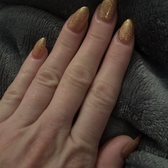 Escape Salon Day Spa - Acrylics a almond shape - Nail Salons Near Me - Santa Cruz, California