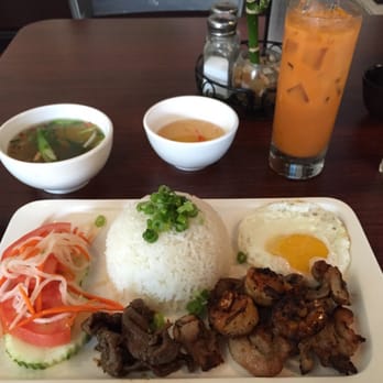 Monster Pho - Monster Rice Combo before mix. - Vietnamese Near Me - Oakland, California