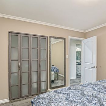 New Look Renos - Freshly painted, new crown mouldings, new closet, installed door, mirror hung, bed assembled - Painters Near Me - North York, Ontario New Look Renos - Freshly painted, new crown mouldings, new closet, installed door, mirror hung, bed assembled - Painters Near Me - North York, Ontario