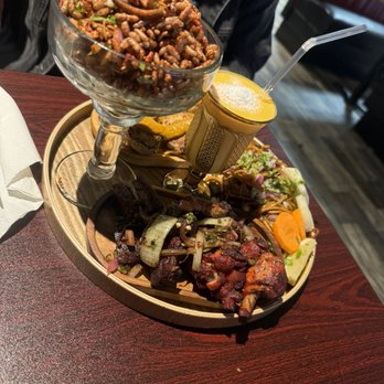 Khaja Ghar Restaurant & Bar - Mixed combo platter (mini?) - Himalayan/Nepalese Near Me - Columbus, Ohio