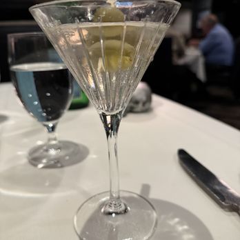 Morton's The Steakhouse - A perfectly pour "Mortini" which is basically a dirty martinig - Steakhouses Near Me - Fort Lauderdale, Florida Morton's The Steakhouse - A perfectly pour "Mortini" which is basically a dirty martinig - Steakhouses Near Me - Fort Lauderdale, Florida