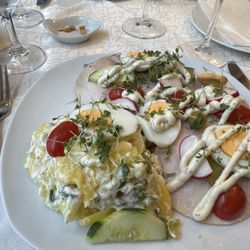 Café Werrmann - Werrmann - ham and potato salad
